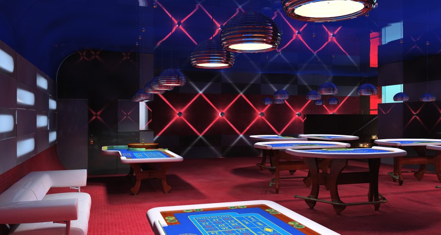 Казино интерьер