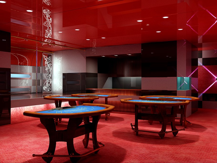 Казино интерьер