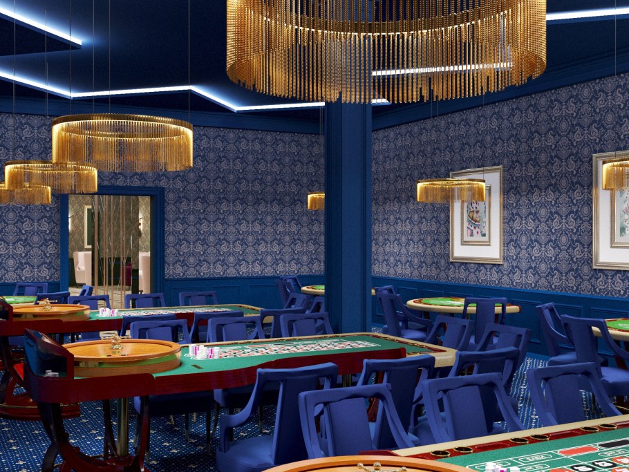 Дизайн и интерьер казино
