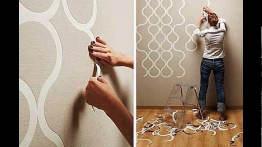 Декор для обоев стыков на стене