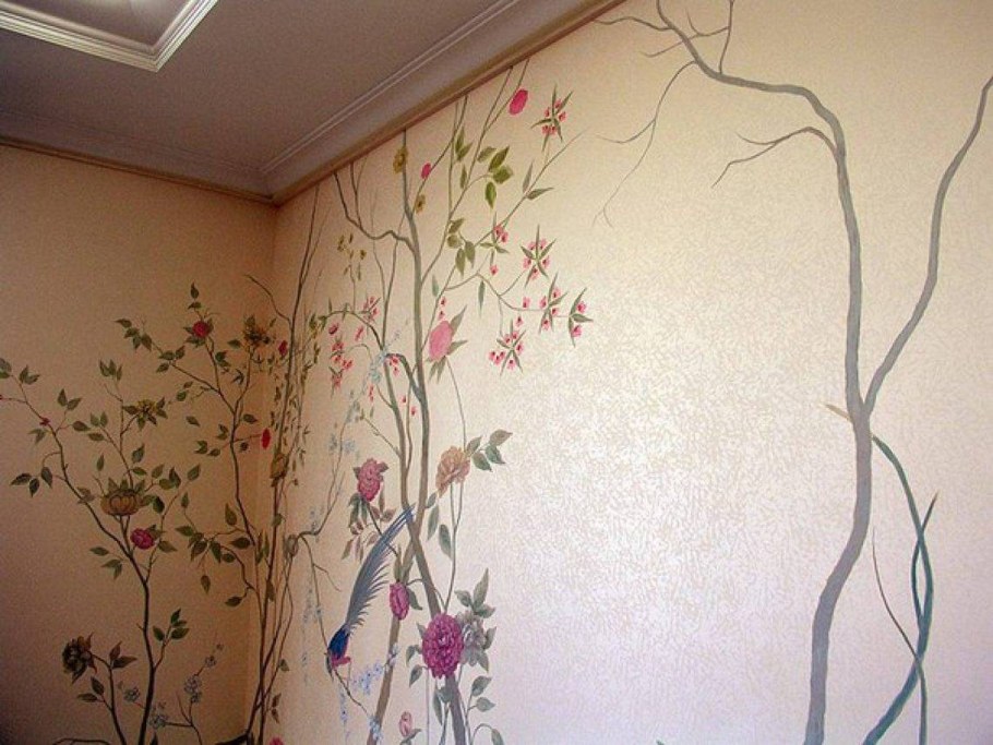 Рисунок на стене фото
