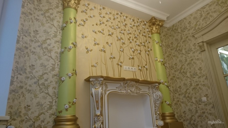 Декор труб отопления