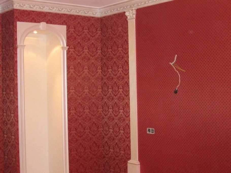 Декор стыков на обоях