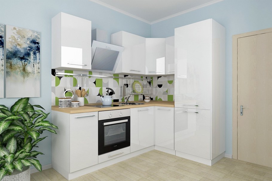 Кухня Амика белая хофф