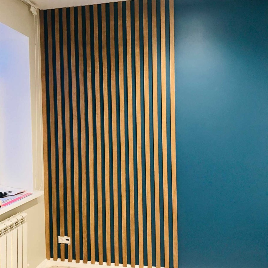 МДФ панель "вертикальные рейки" h2530