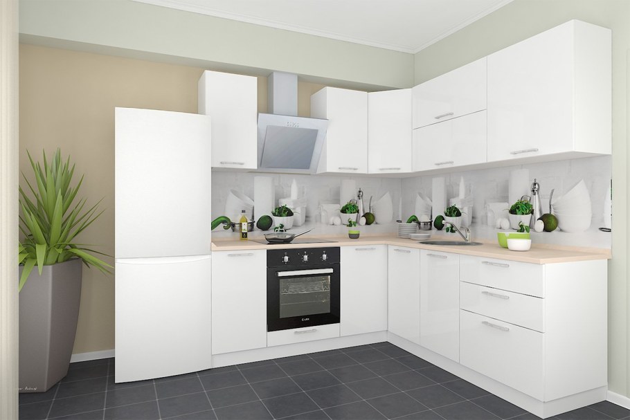 Кухня Белла хофф белая