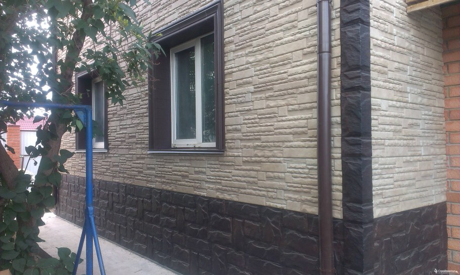 Альпийский гранит цокольный сайдинг Альта-профиль