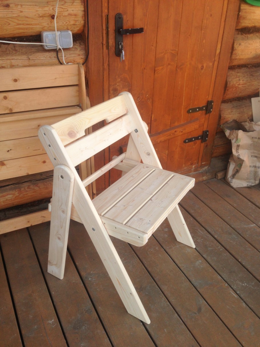 Стулья деревянные раскладные для дачи