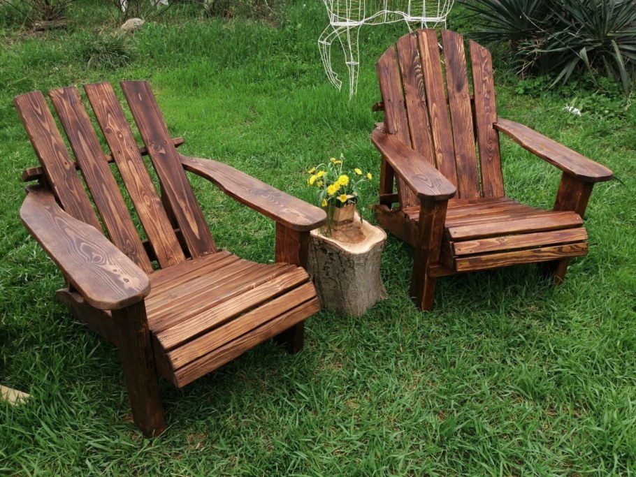 Садовая мебель дерево