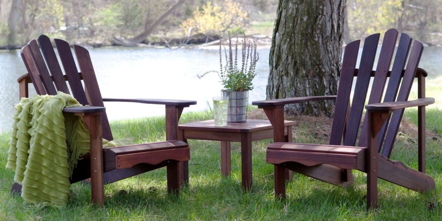 Американское деревянное кресло Адирондак