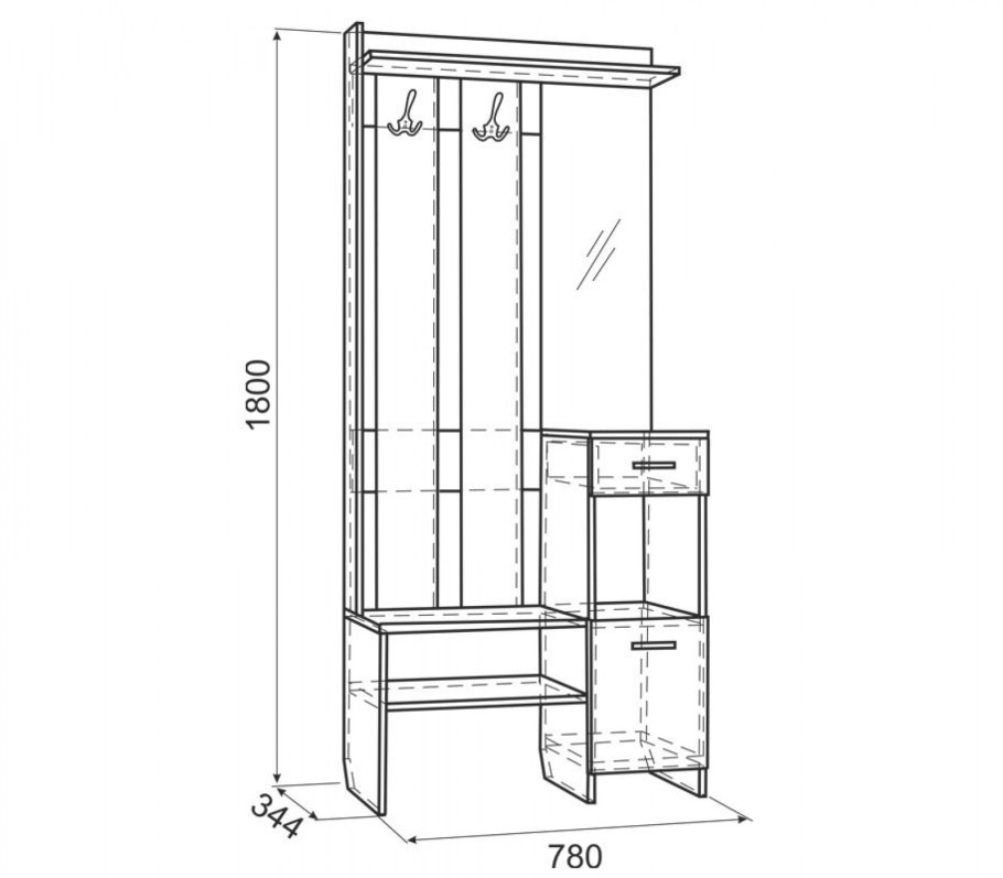Прихожая Алекс (Мебельсон)