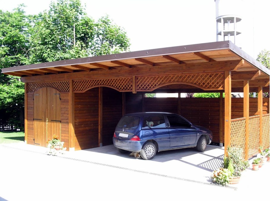 Сборный навес для автомобиля 7200 на 1100