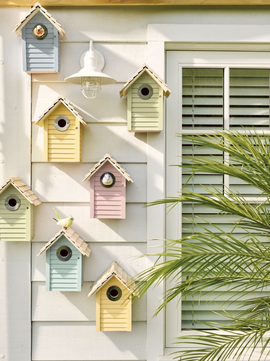 Декоративные скворечники для сада