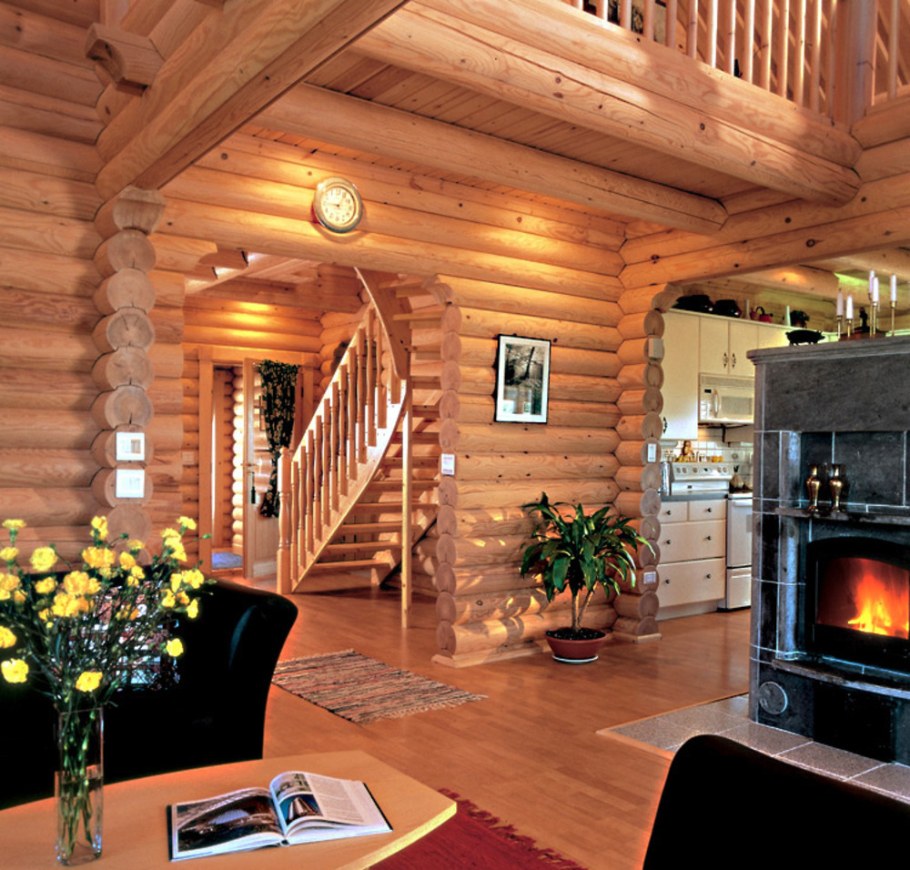 Хонка оцилиндрованного бревна