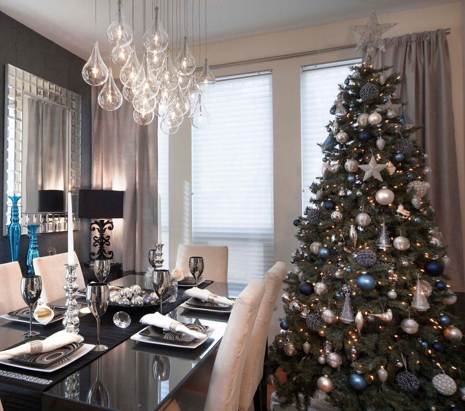 Новогодняя елка в интерьере