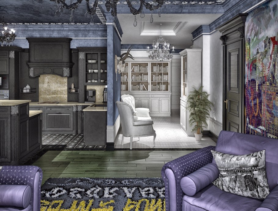 Интерьерный стиль декаданс