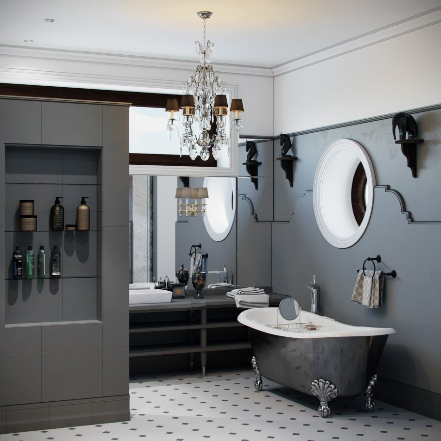 Квартира в стиле декаданс