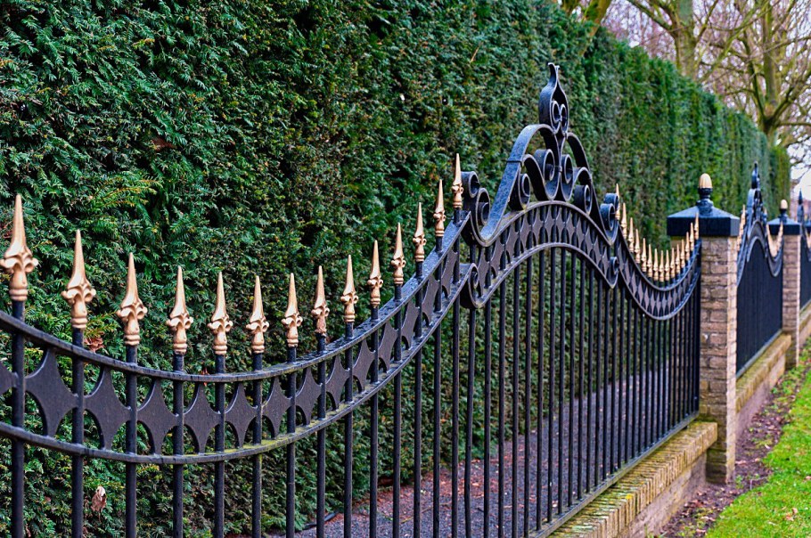 Красивые кованые заборы