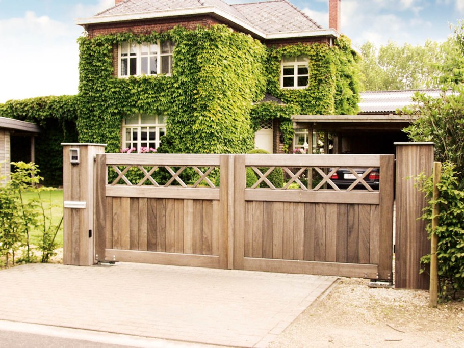 Забор фахверк