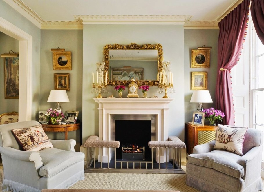 Георгианский стиль камин