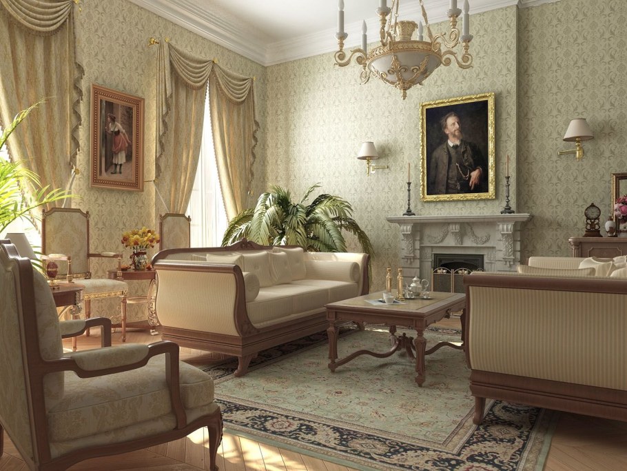Английская классика в интерьере