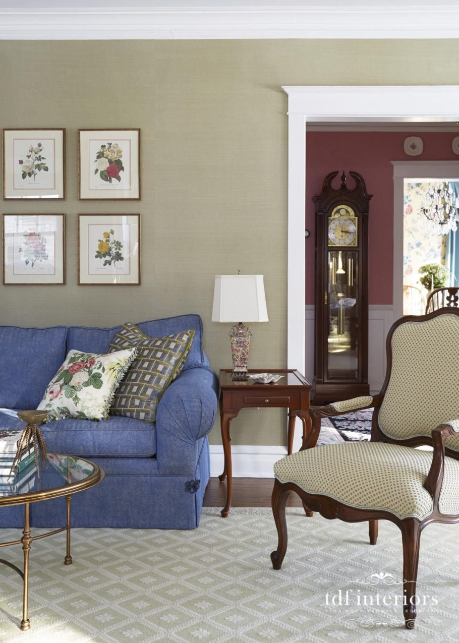 Стены в английском стиле