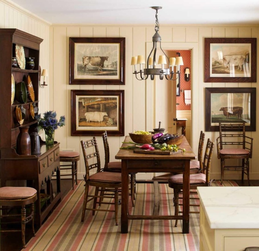 Кухня в колониальном стиле