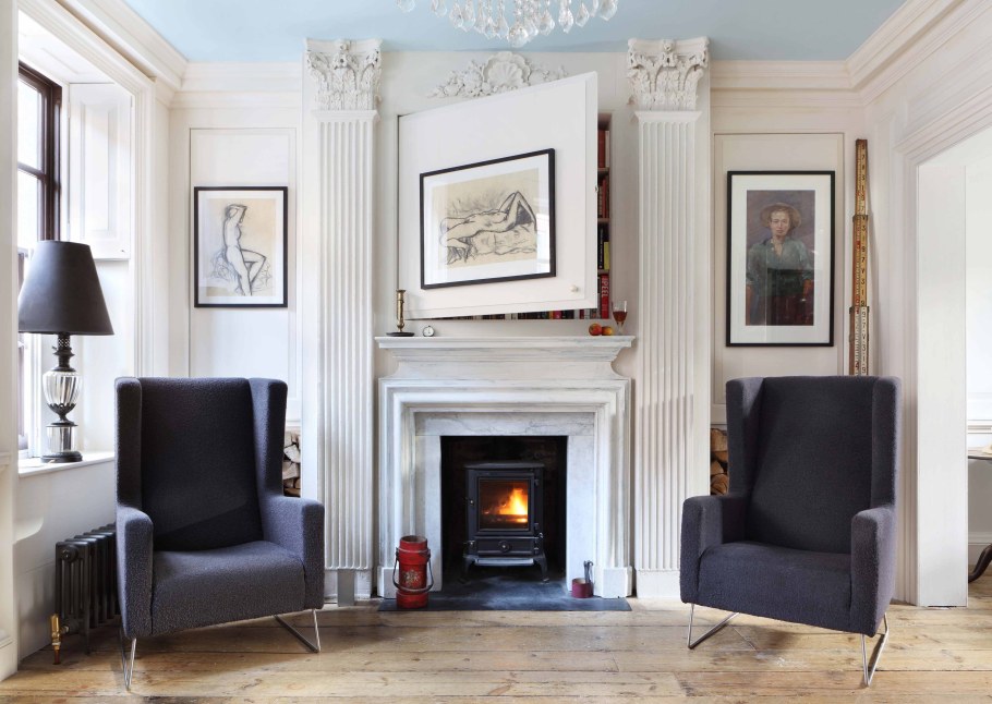 Камин Неоклассика в интерьере