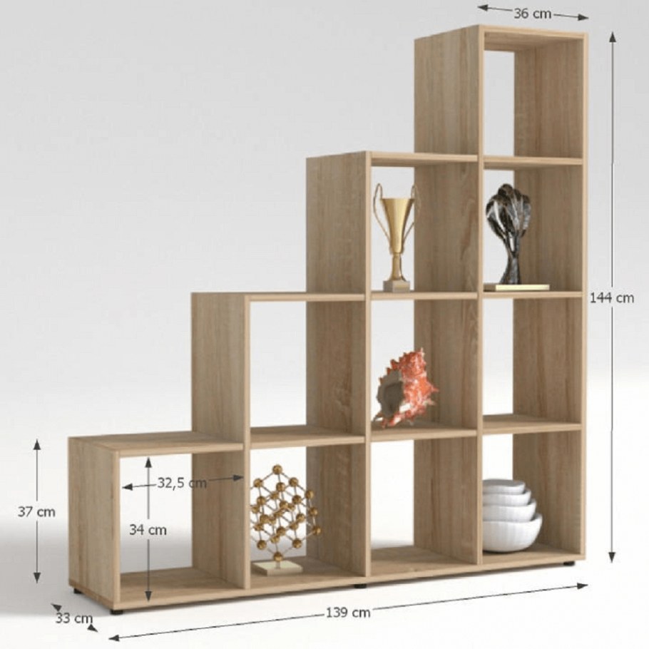 Стеллаж хофф дуб сонома