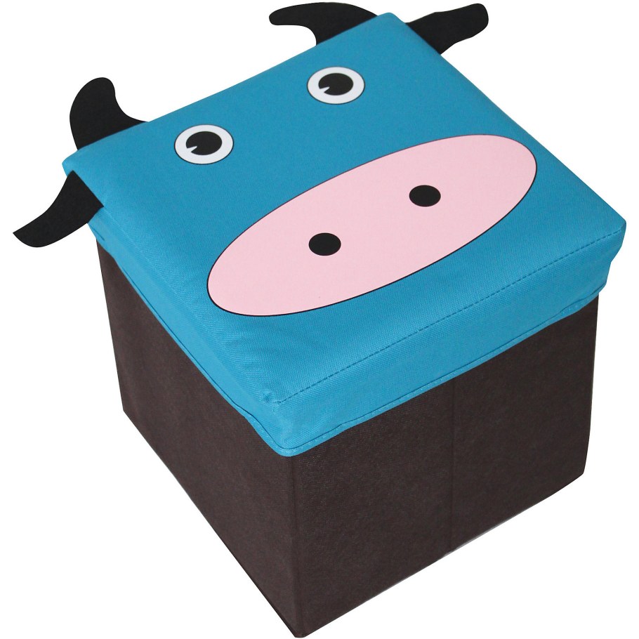 Коробка пуфик для игрушек