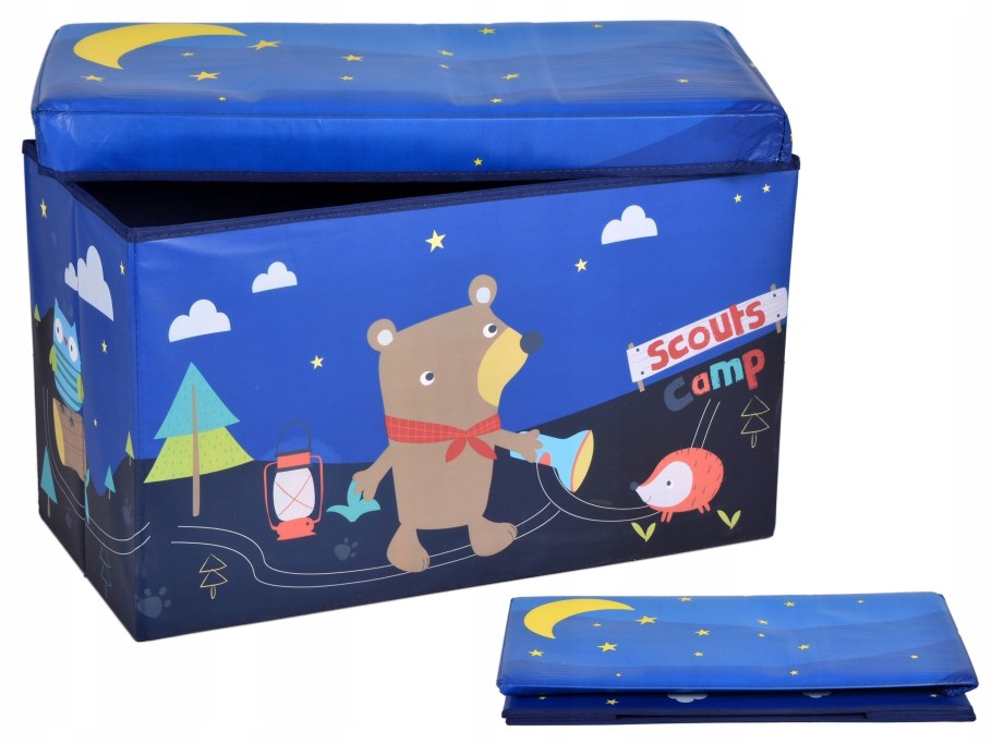 Ящик пуф для хранения игрушек