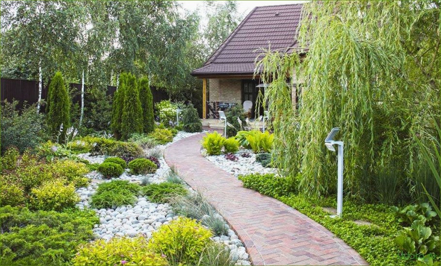 Плакучая Ива в ландшафте