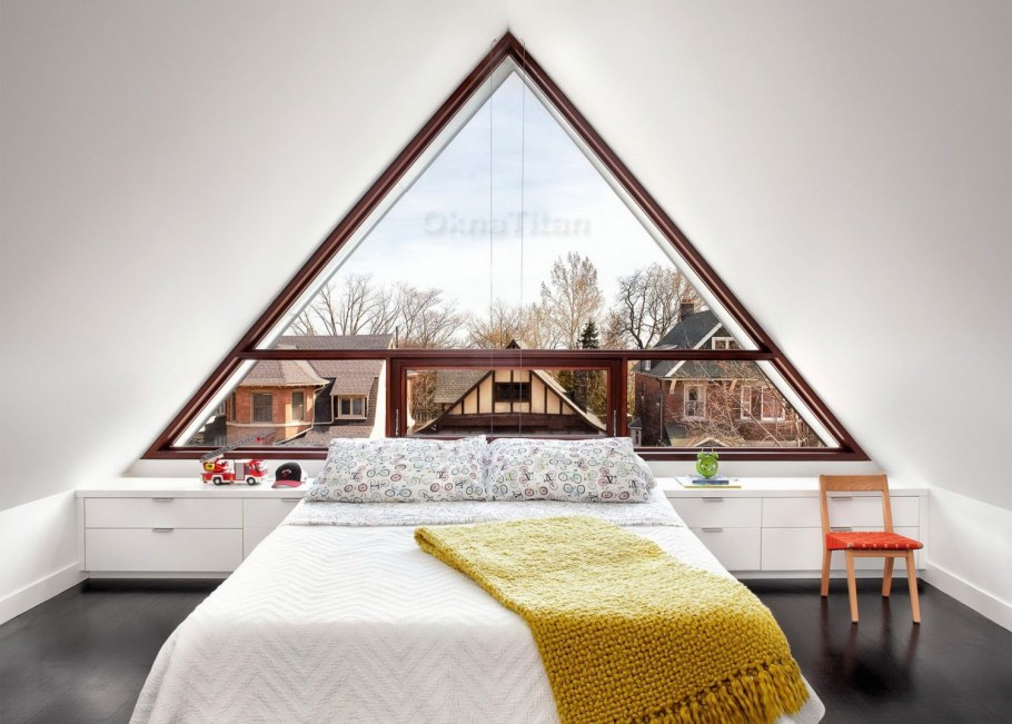 Мансарда с панорамными окнами