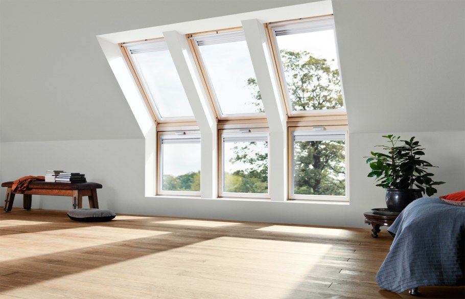 Мансардные карнизные окна Fakro