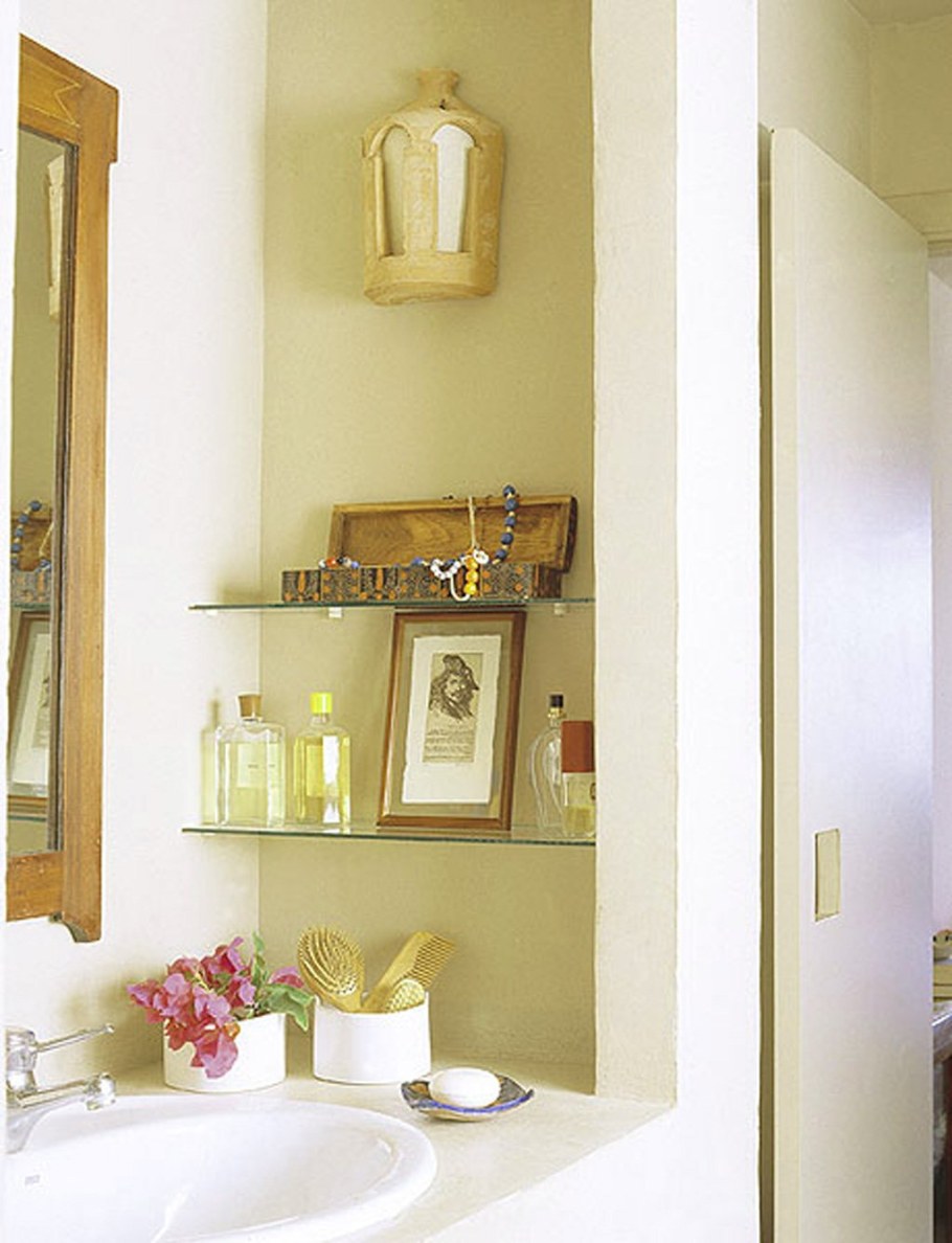 Полочки в нишу в ванную