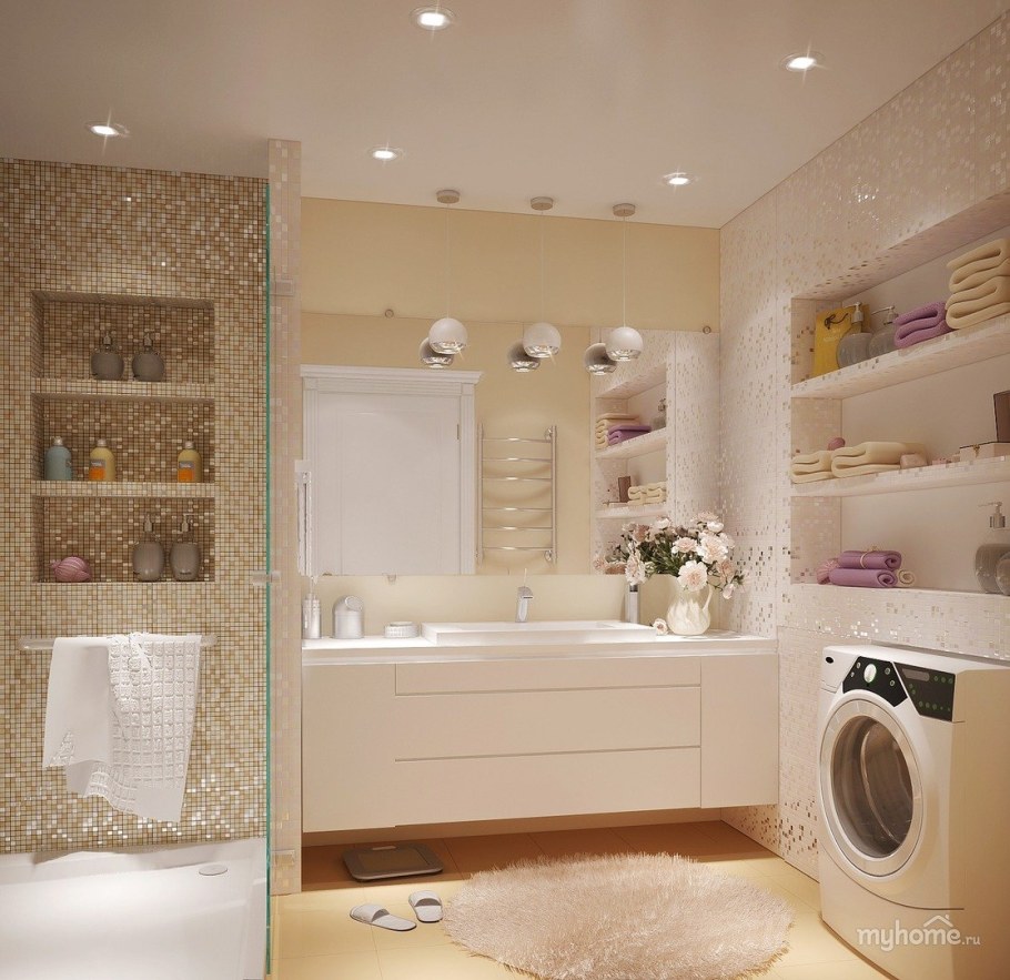 Интерьер ванной комнаты