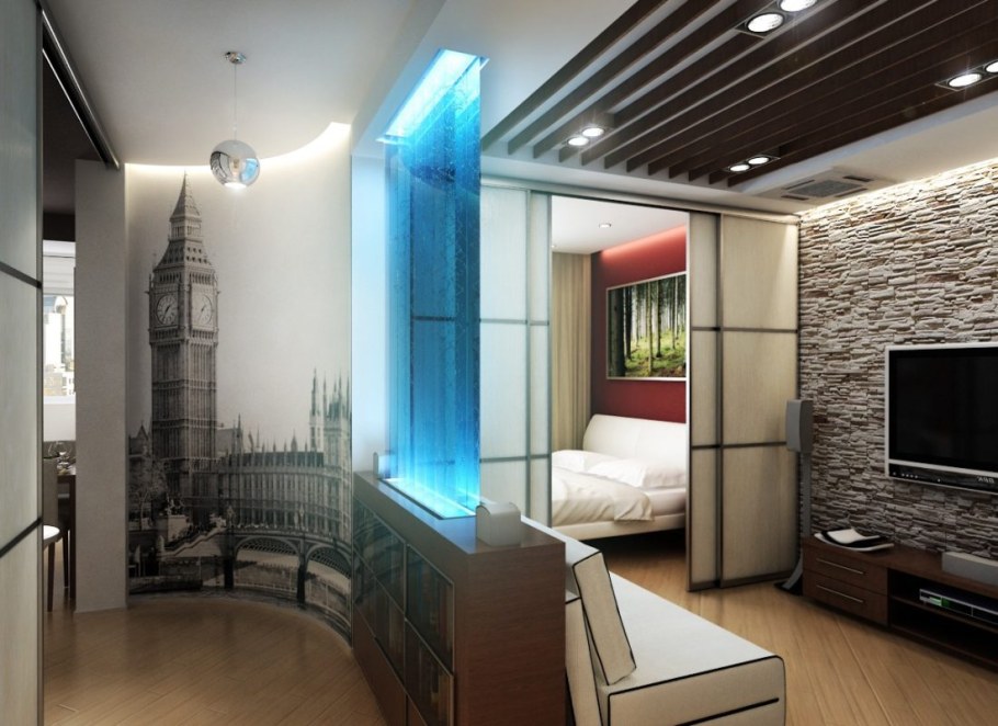 Интерьер однокомнатной квартиры