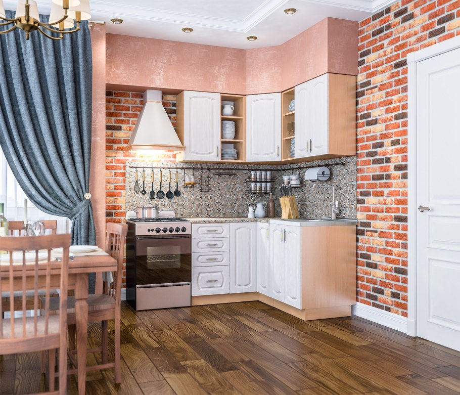 Кухня Оля Столплит бук береза