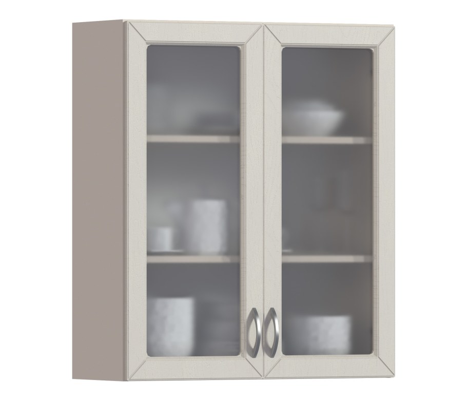 Шкаф закрытый с витринами 800х420х1860