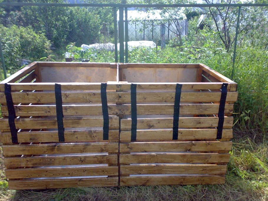 Компостный ящик 3 секции