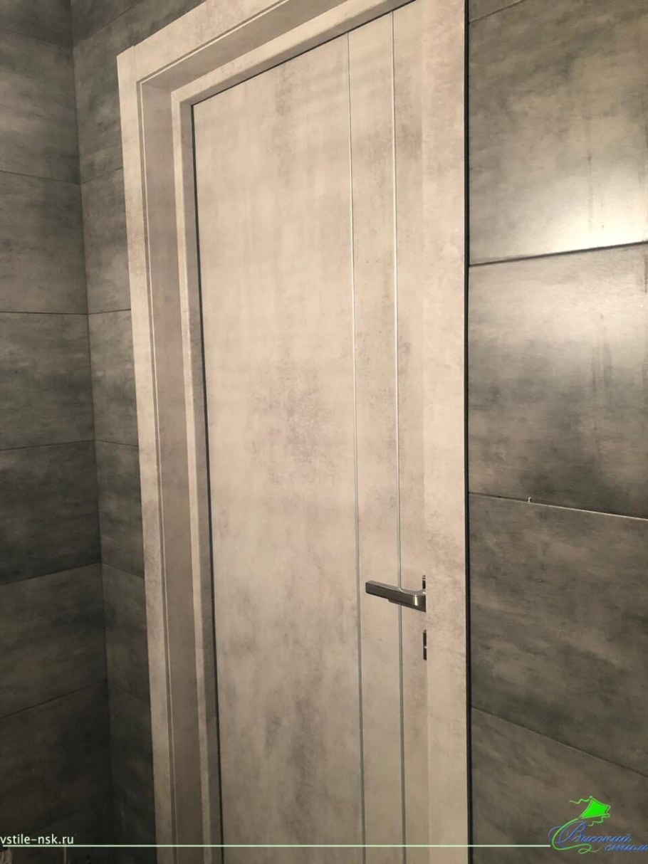 Двери под бетон межкомнатные в интерьере