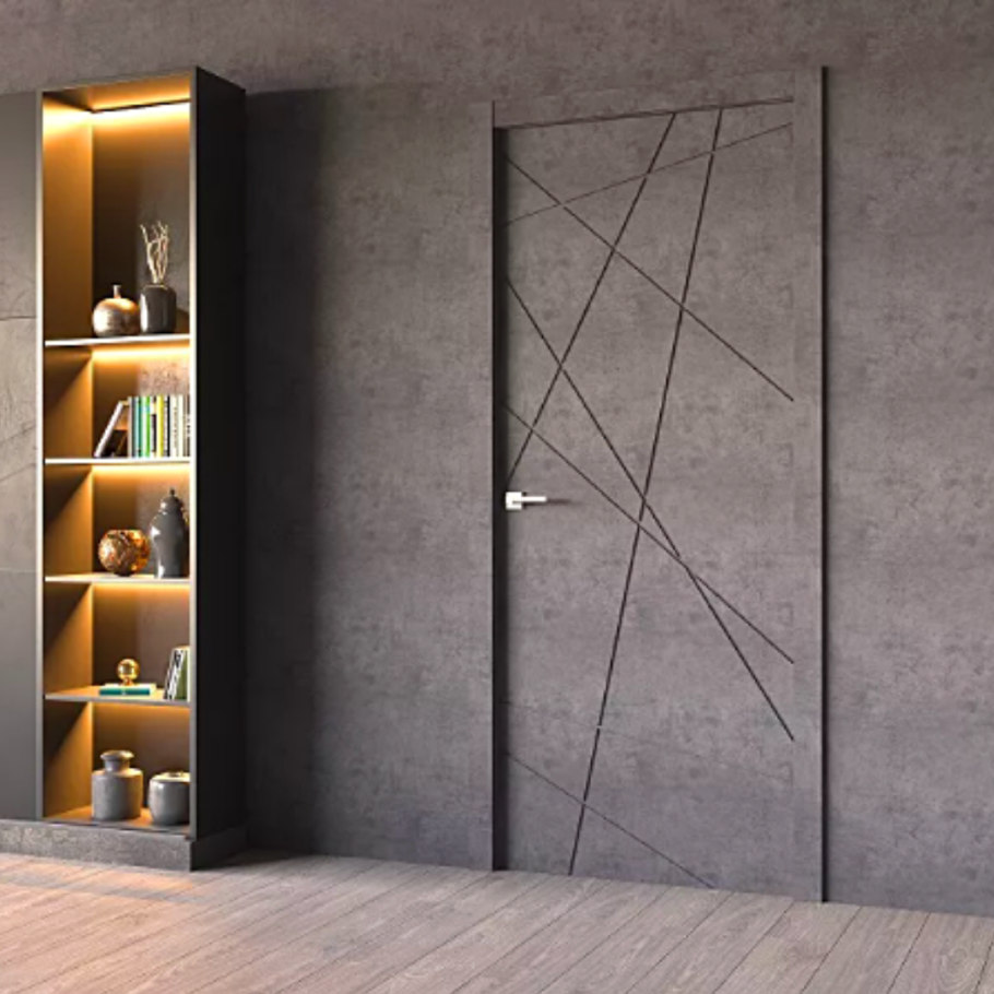 Двери невидимки в Европе грифельные