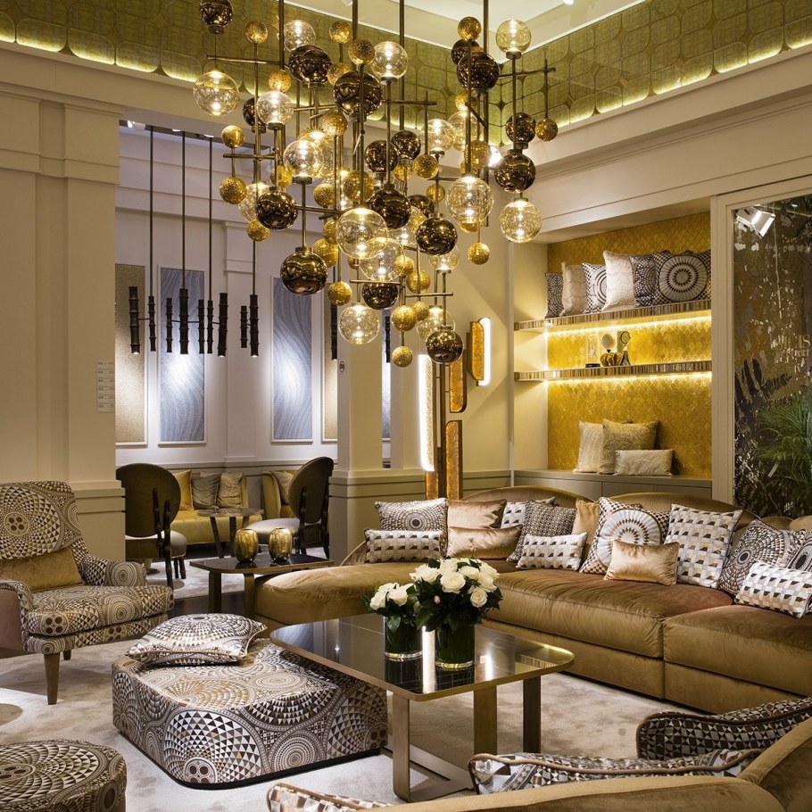 Светильники арт деко в интерьере