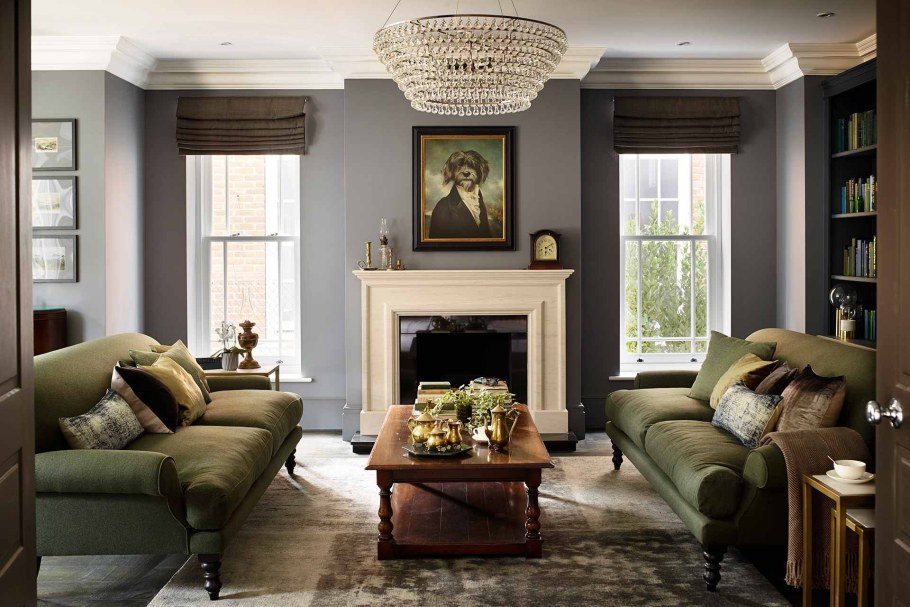 Английский стиль в интерьере