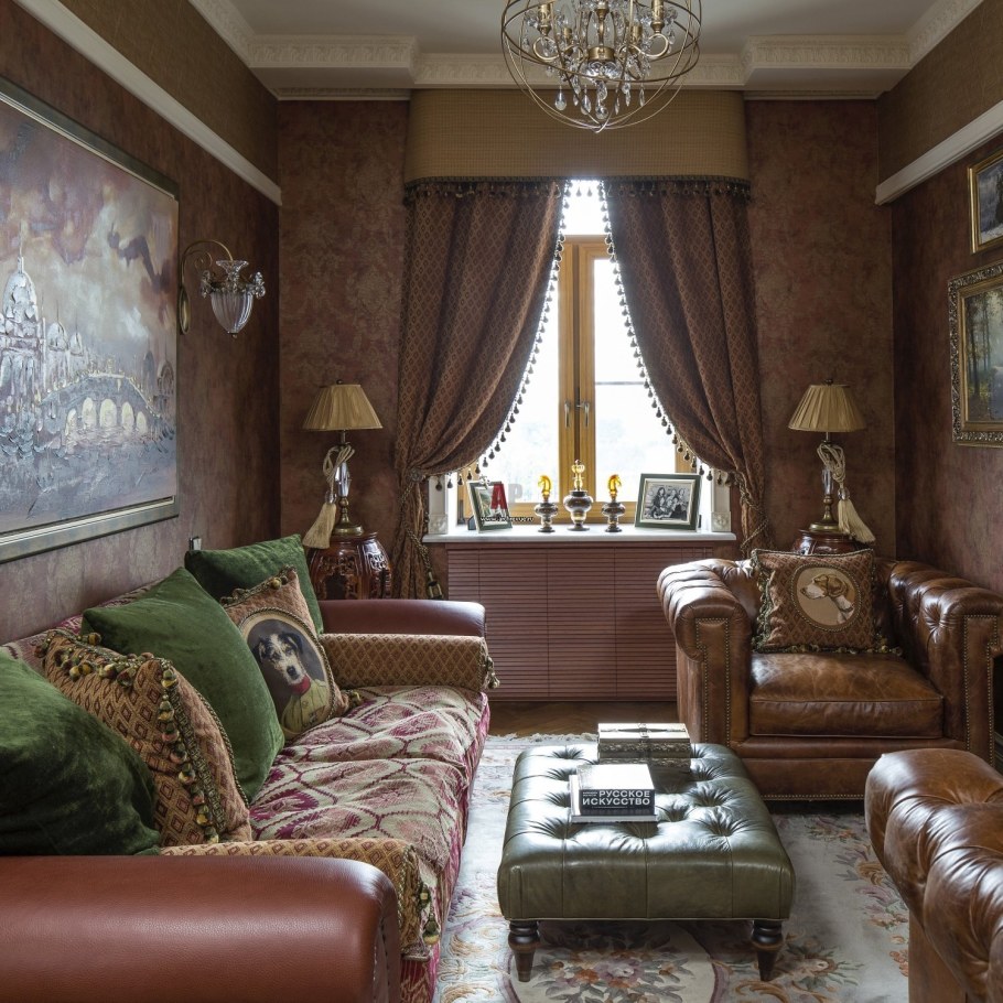 Английский стиль в интерьере