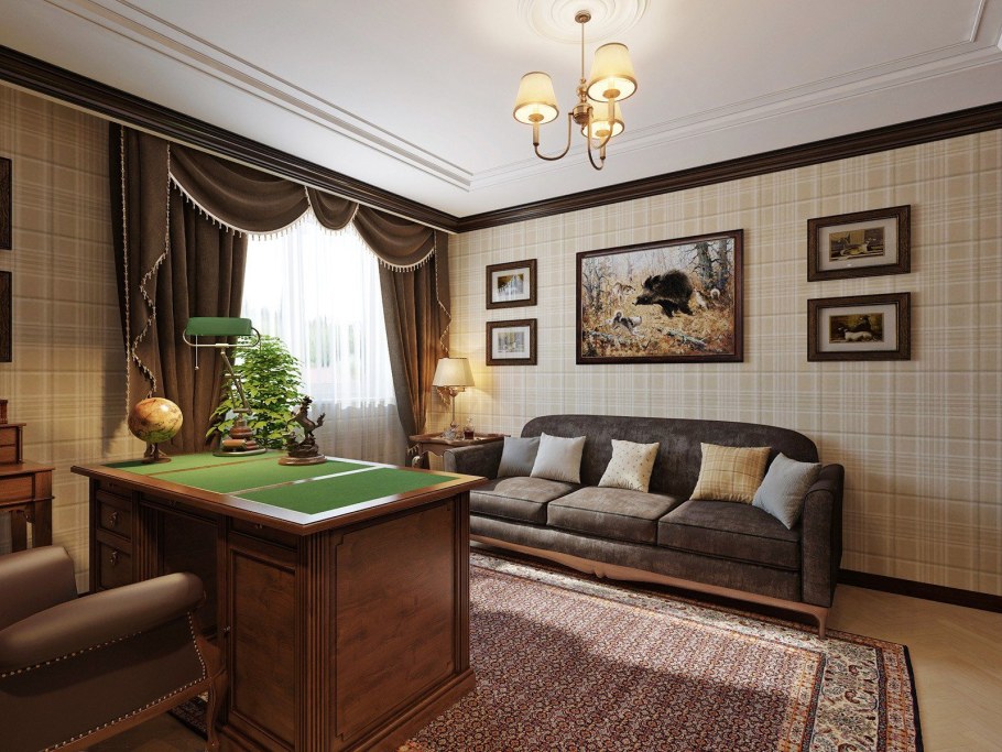 Классический английский стиль в интерьере