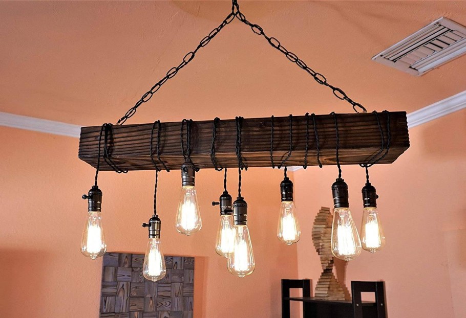 Светильник Wood Chandelier