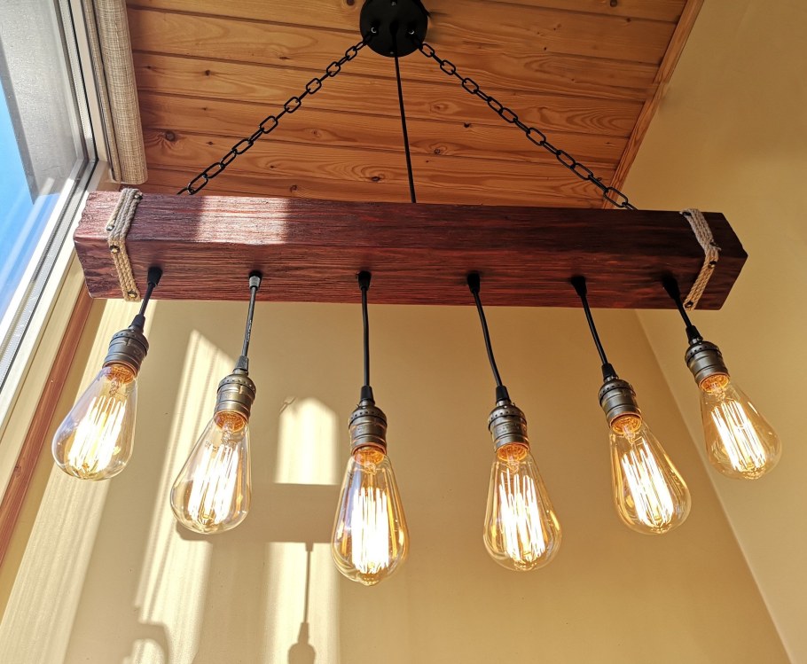 Люстра Loft Lights Vintage Wood Chandelier