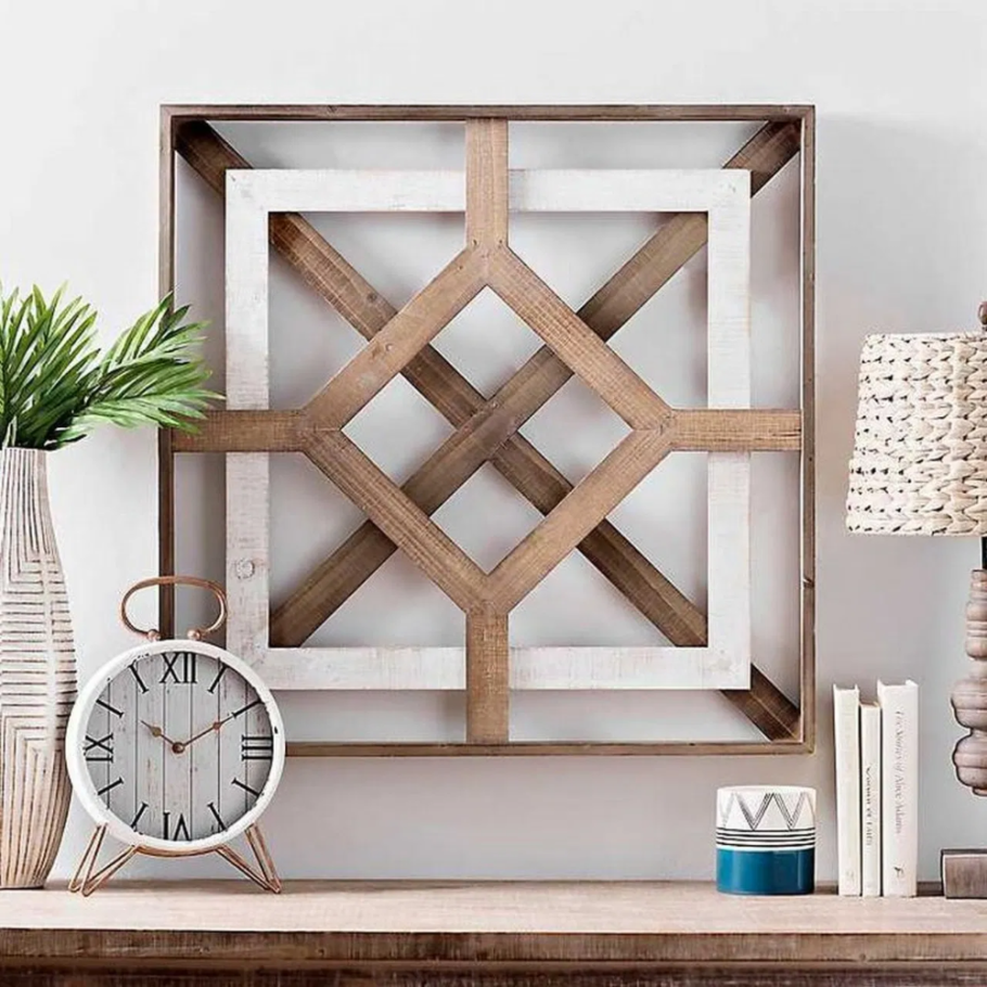 Деревянное настенное панно