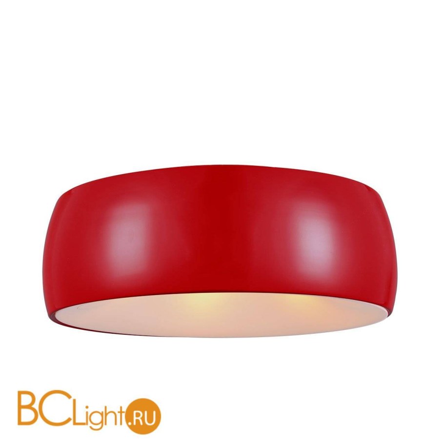 Светильник потолочный красный